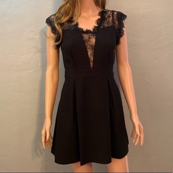 BCBGeneration Lace-Back Pleated Dress - Picture 3 of 7